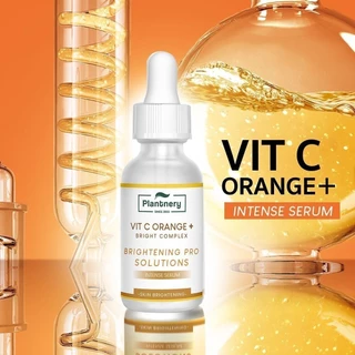 [ซื้อคู่ ถูกกว่า] Plantnery Vit C Orange & Lemon Bright Complex Intense Serum 30 ml เซรั่มวิตามินซีเข้มข้น