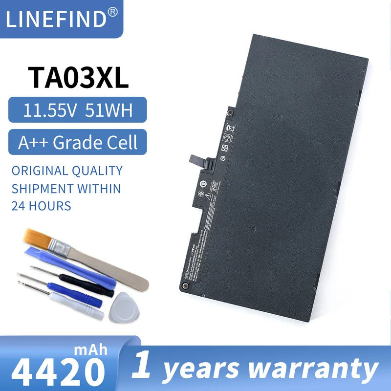 แบตเตอรี่ TA03XL 854047-141สำหรับ Hp EliteBook 745 G4 Z2W06EA 755 G4 ZBook 14u 840 850 11.55 G4-Z2W8