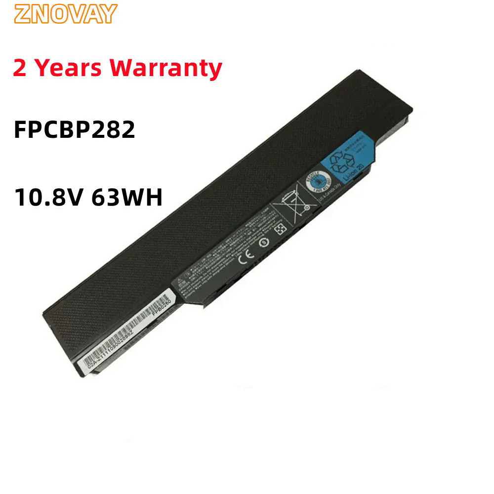 ZNOVAY FPCBP282 10.8V 5800MAh แบตเตอรี่63WH สำหรับ Fujitsu LifeBook AH572 SH760 S6311 FPCBP281 S7110 S7111 S751 S761