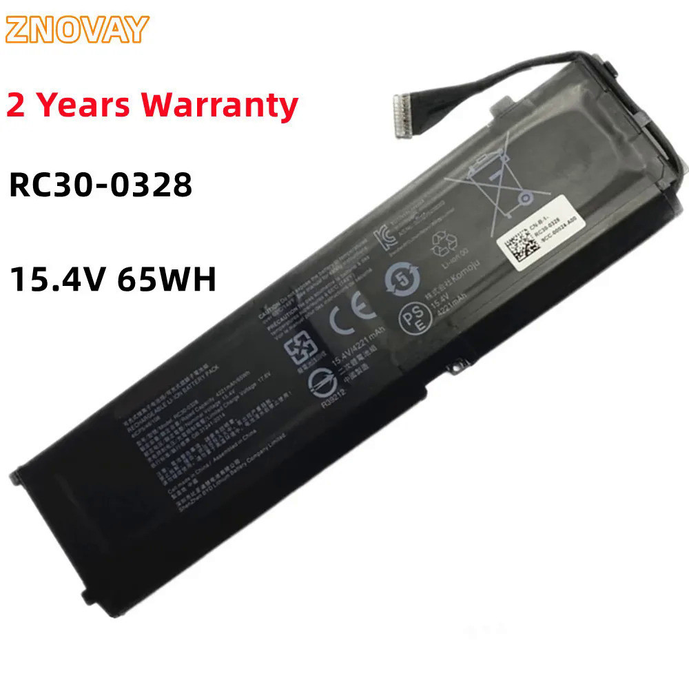 ZNOVAY RC30-0328 15.4โวลต์65WH แล็ปท็อปแบตเตอรี่สำหรับ Razer Blade 15 2020 RZ09-0328 RZ09-0330X RZ09