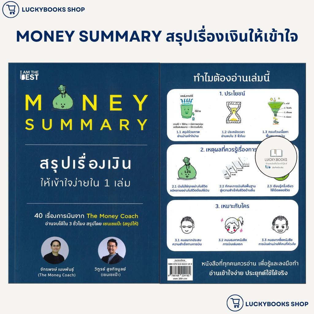 หนังสือ MONEY SUMMARY สรุปเรื่องเงินให้เข้าใจ