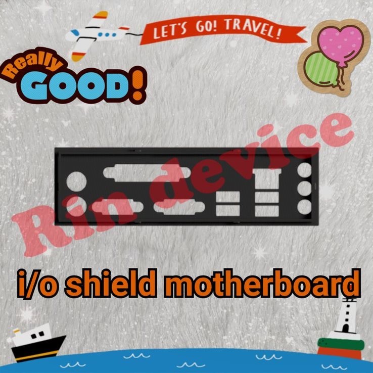 i/o shield mainboard asus p8h61-m lx plus    #ฝาหลังเมนบอร์ด