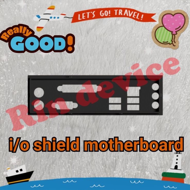 i/o shield mainboard Asus P8H61 R2.0   #ฝาหลังเมนบอร์ด