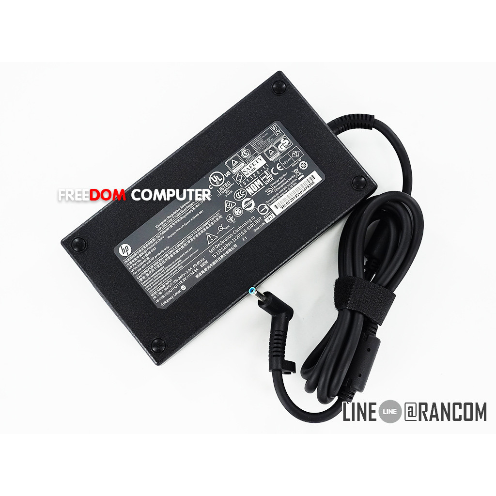 อะแดปเตอร์ HP/COMPAQ 19.5V 10.3A 200W หัว 4.5*3.0MM แท้ ADAPTER NOTEBOOK