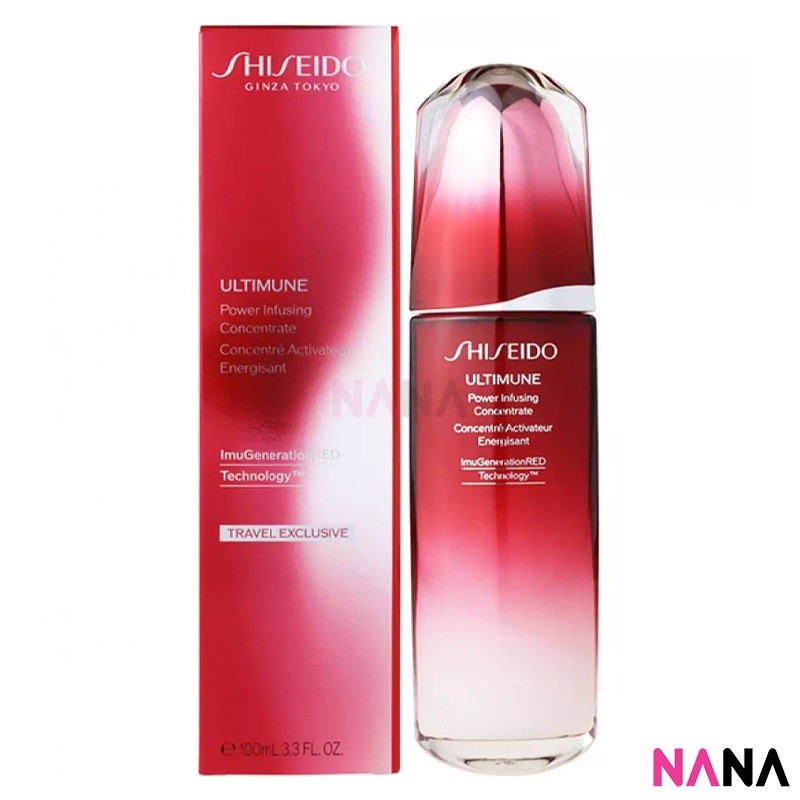 Shiseido 資生堂 ULTIMUNE Power Infusing Concentrate 100ml เซรั่มผิวให้แข็งแรง พร้อมปกป้องผิวจากมลภาวะ 100 มล.