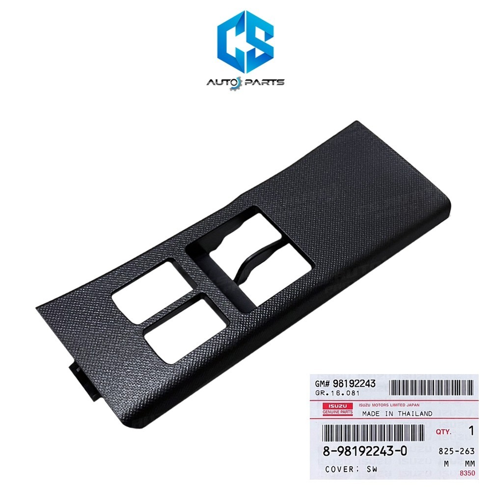 (แท้100%)ฝาครอบสวิตซ์กระจกไฟฟ้า ISUZU D-MAX ALL NEW 2ประตู ปี12-19 (หน้าขวา)(8-9