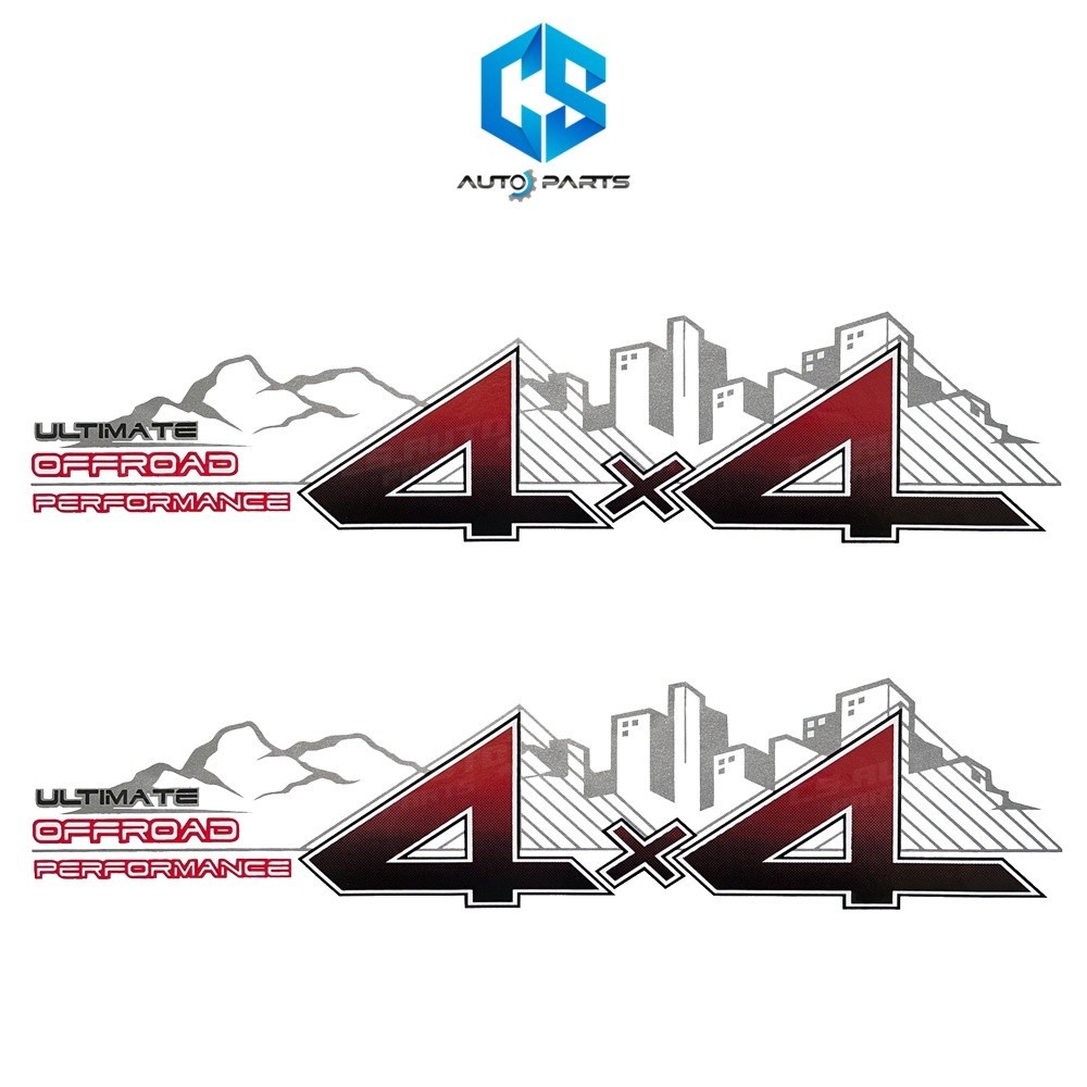 สติ๊กเกอร์ 4x4 - TOYOTA VIGOCHAMP (ติดข้างท้ายกระบะ)