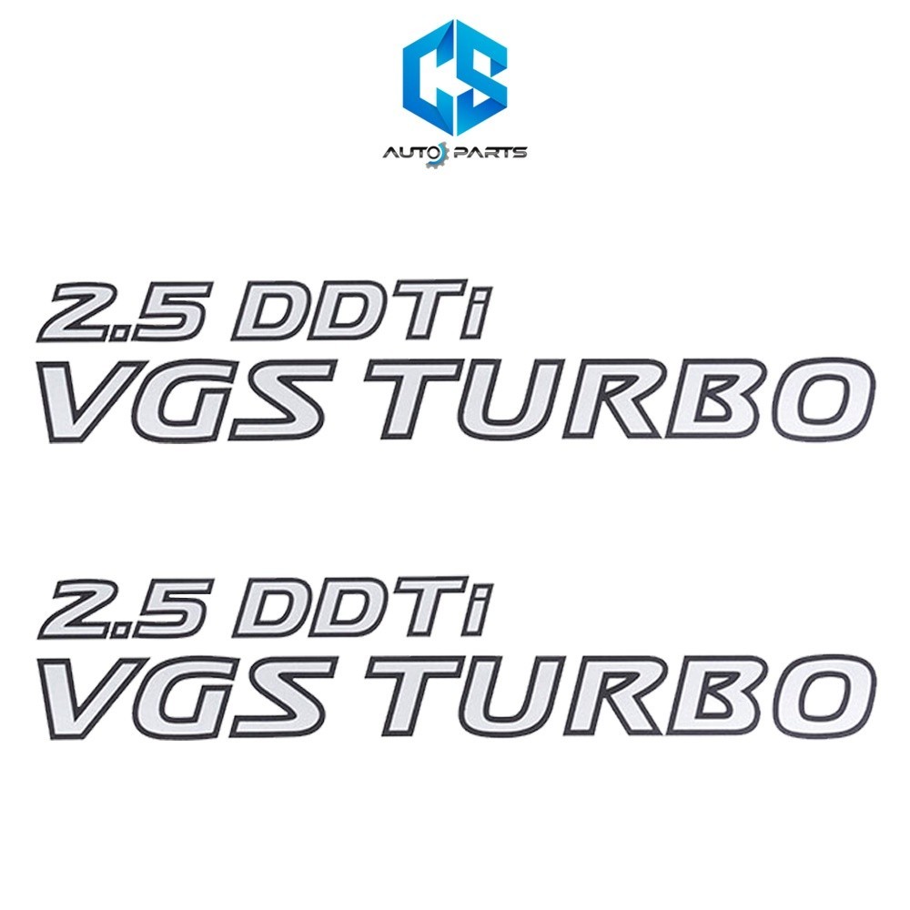 สติ๊กเกอร์ 2.5 DDTi VGS TURBO - NISSAN NAVARA NP300 (ติดข้างประตู)