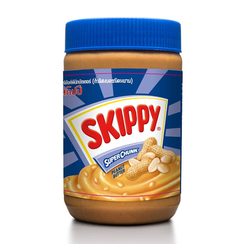 💟 สกิปปีเนยถั่วทาขนมปังชนิดหยาบ 510กรัม 🌸 Skippy Super Chunk Peanut Butter 510g. [6922877791727]