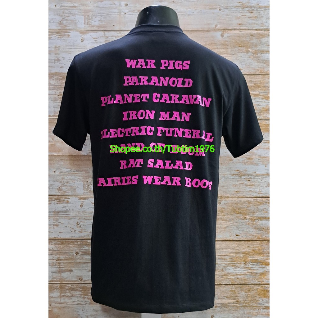 เสื้อวง BLACK SABBATH งานวงดนตรีต่างประเทศ วินเทจ แบล็กแซ็บบาธ BSB1934