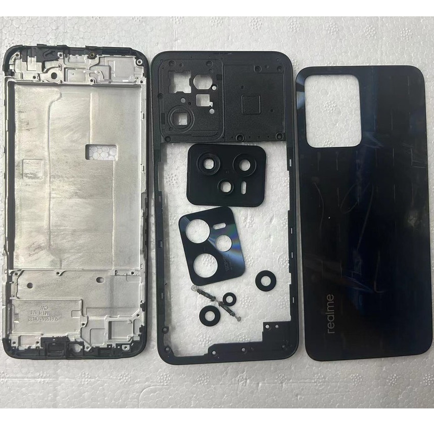 BODY OPPO REALME C35 แถม แกนกลาง + ฝาหลัง +เลนส์กล้องหลัง+ปุ่มกดด้านข้างบอดี้ สีสด สวยมากๆ สินค้ามีของพร้อมส่งนะคะ