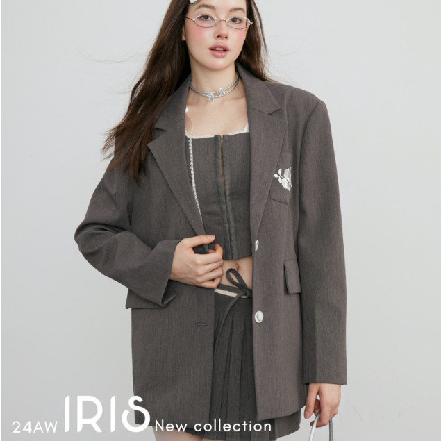 สินค้าลิขสิทธิ์แท้ IRIS FASHION Aw2 series IB72664-IK15031-IP15032 Lorem blazer-skirt