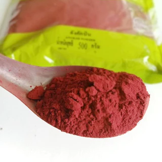 ง่วนสูน ตรามือที่ 1 อังคักป่น ข้าวแดงป่น Fermented Red Yeast Rice Powder ปริมาณ 500 กรัม แพ็คซอง