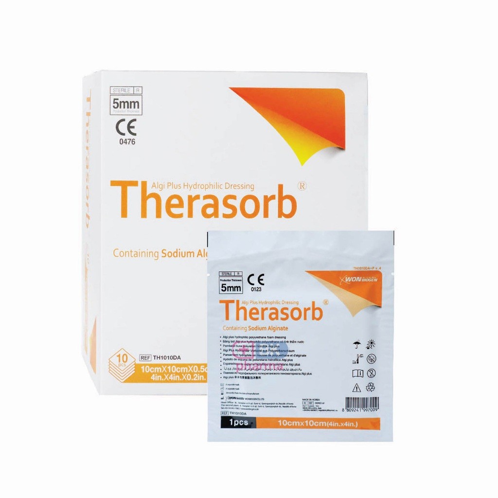 Therasorb แผ่นปิดแผลกดทับ หนังเทียมปิดแผล แผลกดทับ แผ่นซึมซับของเหลวจากแผล ป้องกันน้ำ เชื้อโรคเข้าแผ