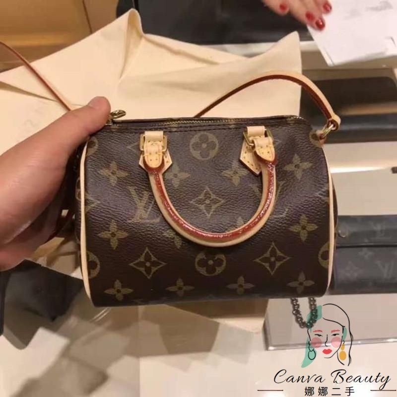 LV Nano Speedy mini/mini Pillow bag/crossbody bag/shoulder bag/Boston bag/M61252