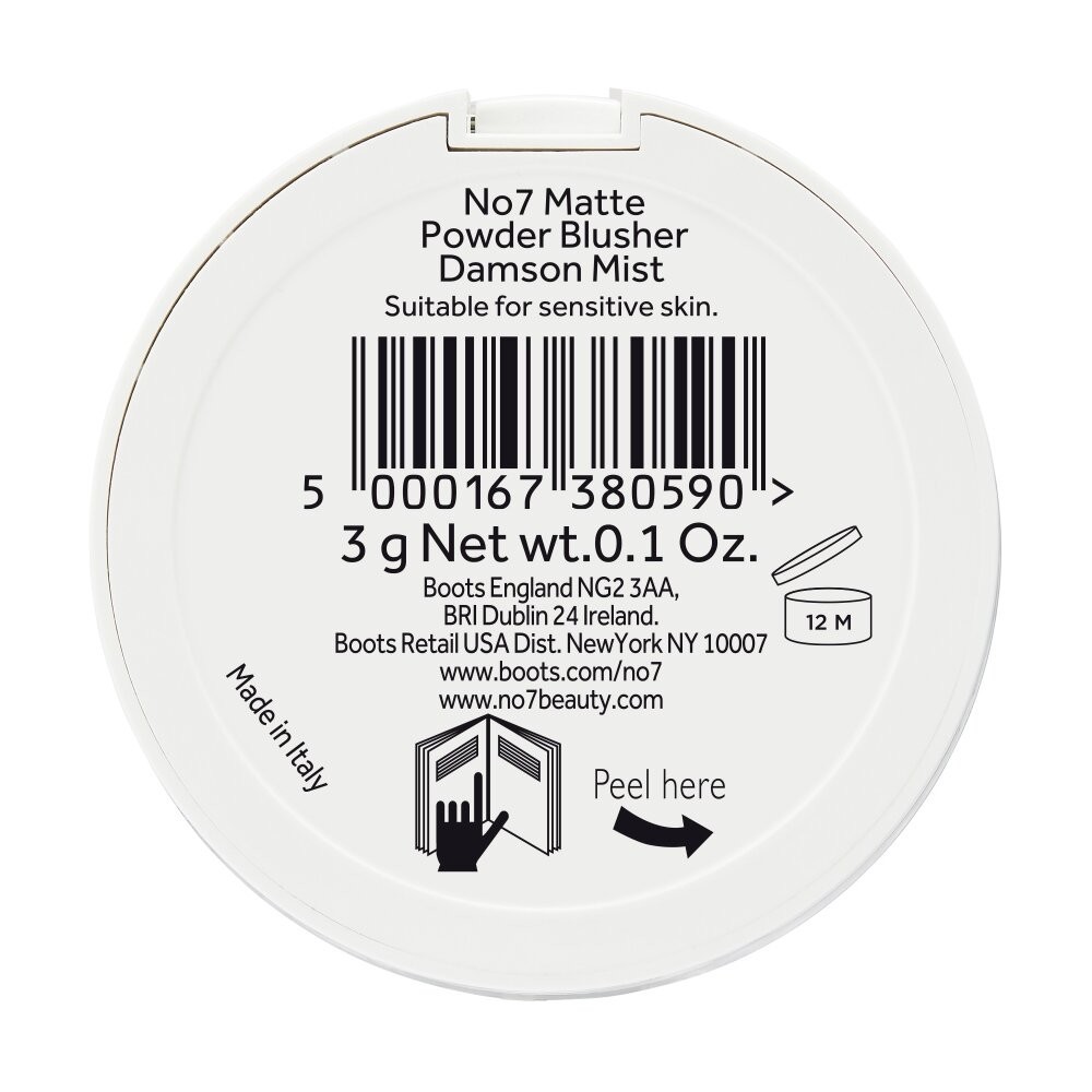 No7 أحمر خدود Matte Powder ‏Damson Mist ‏3 غ — صورة 4