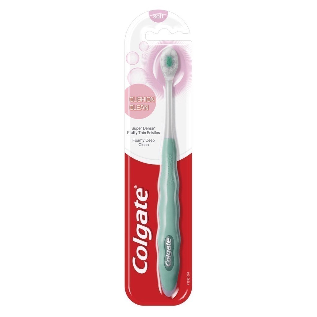 COLGATE Toothbrush Cushion Clean คอลเกต แปรงสีฟัน รุ่นคุชชั่น คลีน
