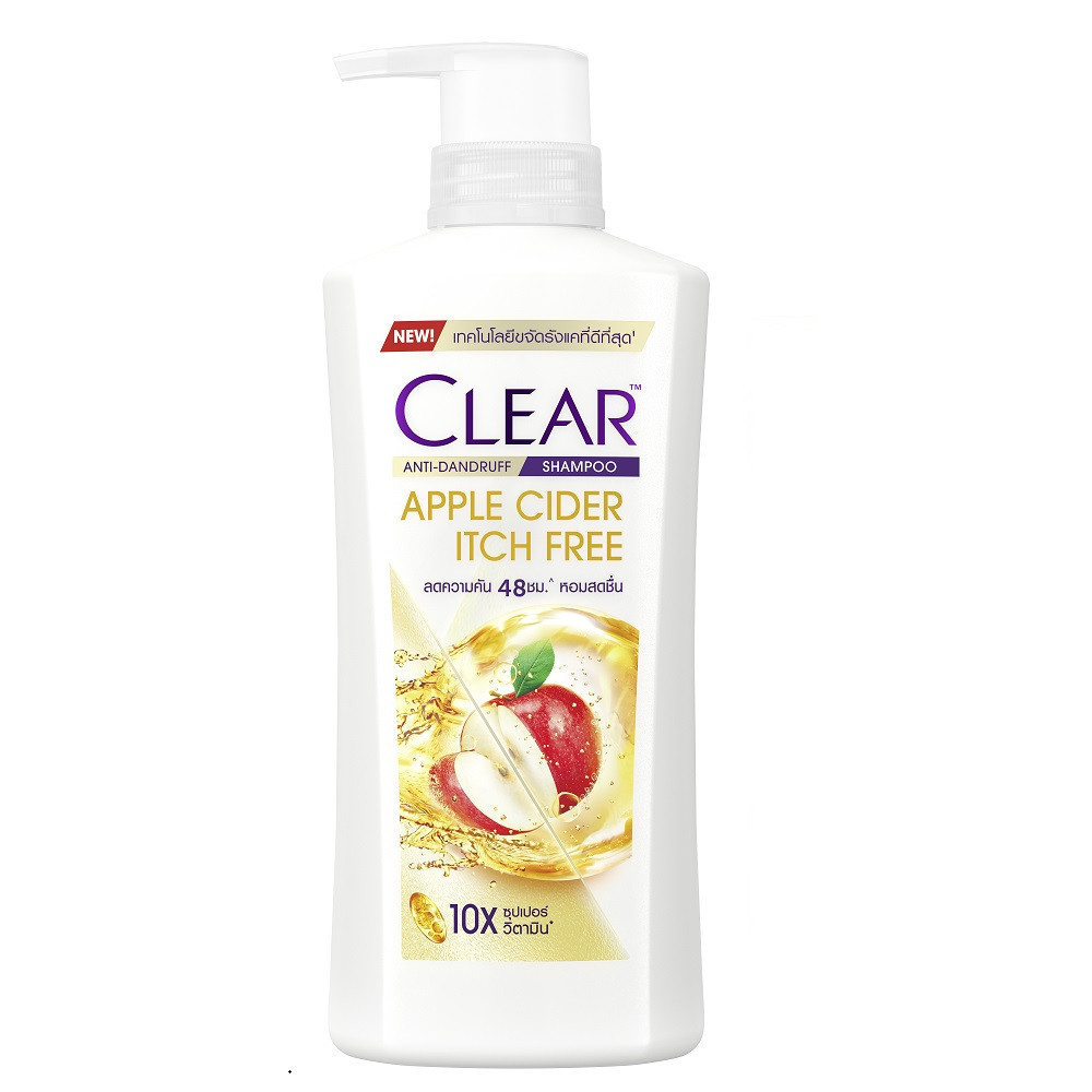 Clear Anti Dandruff Scalp Care Itch Free Shampoo 400ml.เคลียร์แชมพูแอนตี้แดนดรัฟสกาล์ปแคร์อิทช์ฟรี 400มล.