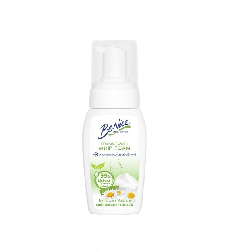 BENICE Feminine Wash Whip Foam Extra Care 120mlบีไนซ์ เฟมินีน วิปโฟม เอ็กซ์ตร้า แคร์ บาลานซ์ 120 มล. ราคา ถูกที่สุด ดีลบีเคเค แกลเลอรีภาพที่ 2