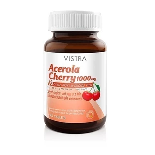 VISTRA วิสทร้า อะเซโรลา เชอร์รี 45 เม็ด