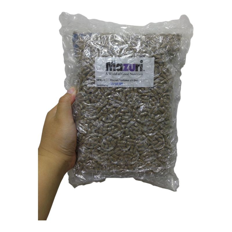 อาหารเต่าบก 1 kg. (สูตรใหม่) Mazuri 5E5L อาหารเพื่อสุขภาพเต่า ล๊อตใหม่ล่าสุดค่ะ