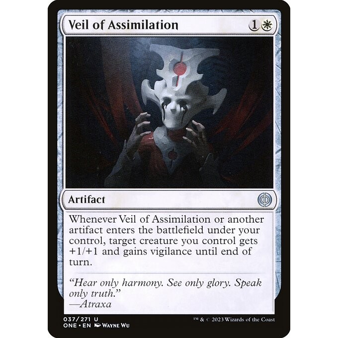 [Phyrexia All Will Be One] - [ONE] - (U) -[Veil of Assimilation] -  [2023]