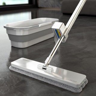 ♝✿2023 แฮนด์ฟรี FLAT Mop ใหม่ครัวเรือนสุทธิสีแดงลากคนขี้เกียจสุทธิ Mop mopping Artifact Big Mop