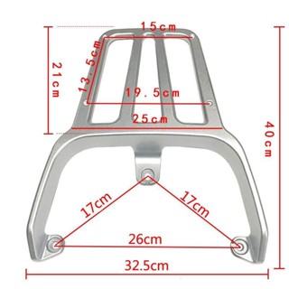 ♣◇รถยนต์ไฟฟ้า HI Fun Youdong Leno Leon Big Cool มีด Yipin Trunk Rack