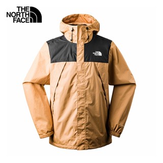 THE NORTH FACE M ANTORA TRICLIMATE - AP - ALMOND BUTTER-TNF BLACK เสื้อกันหนาวสองชั้น ตัวด้านในเป็นผ้าฟรีส