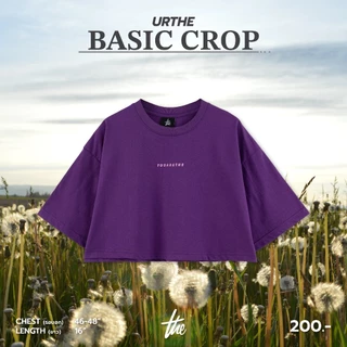 URTHE - เสื้อครอป รุ่น OVERSIZED CROP TOP
