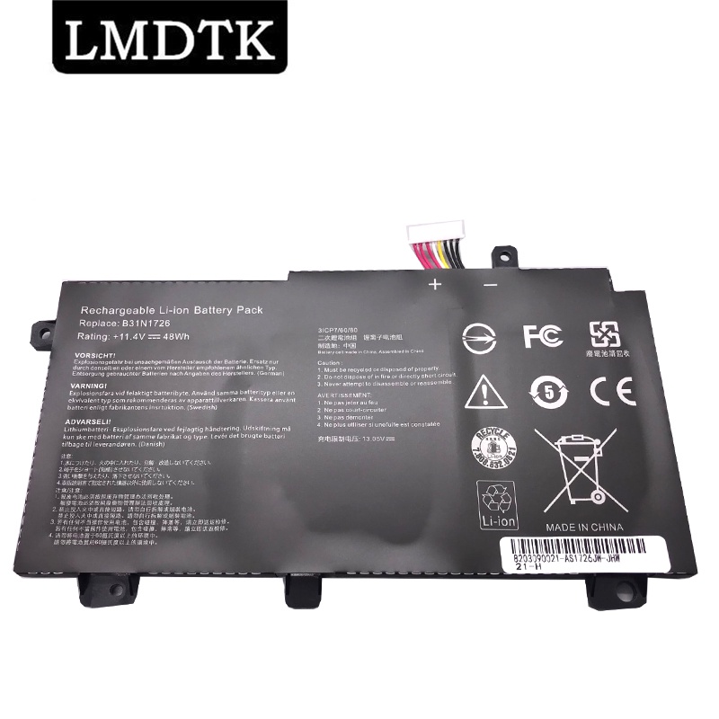 LMDTK New B31N1726 B31BN91 Laptop Battery For Asus FX504 FX86 FX80GM FX505GE FX505DT FX80GE PX505GE PX505GD FX505GM FX80