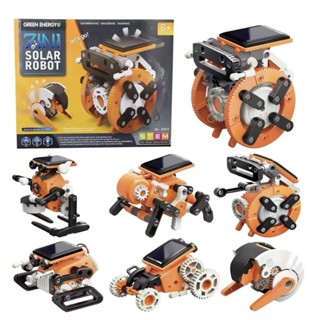 🏅Kids learning🏅มาใหม่ ส่งจากไทย 7in1 Solar Robot ของเล่น Stem ของเล่นวิทยาศาสตร์