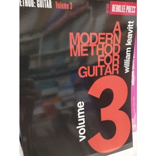 A MODERN METHOD FOR GUITAR V.3 BY WILLIAM G. LEAVITT/073999494204