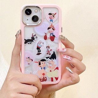 C186 เคสเจปเปตโตอุ้มพินอคขอบชมพู