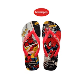 Havaianas รองเท้าแตะ Top Marvel Classics Flip Flops BEIGE STRAW / RED RUBY รุ่น 41470128813CMRE