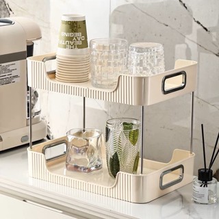 Aquarius316 Desktop Organizer 2 ชั้น Ample Space Modern ชั้นวางของสำหรับห้องนอนตกแต่งบ้าน