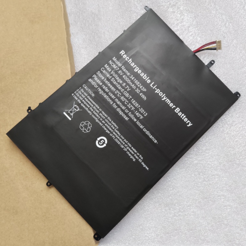 New 34168243P H-34168243P 7.6V 5000mAh 38Wh Laptop Battery For Chiwei Bmax X15 Y1X4 15.6 inch X156-MC Tablet PC
