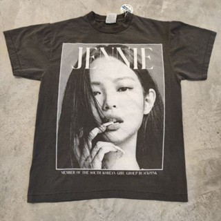 JENNIE BLACKPINK  K-POP BOOTLEG เสื้อวง เสื้อทัวร์