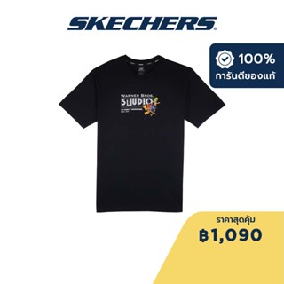 Skechers สเก็ตเชอร์ส เสื้อยืดแขนสั้นยูนิเซ็กส์ Unisex Short Sleeve Tee  Apparel - SL323U321-02L2