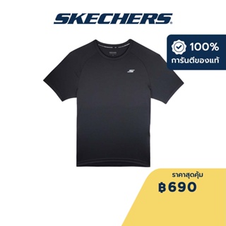 Skechers สเก็ตเชอร์ส เสื้อยืดแขนสั้นผู้ชาย Men Recharge Collection Performance Short Sleeve Tee - SP123M029-02L2