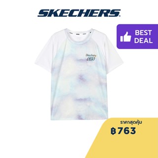 Skechers สเก็ตเชอร์ส เสื้อยืดแขนสั้นเด็กผู้หญิง Girls Performance Short Sleeve Tee - P223G035-02S2