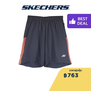 Skechers สเก็ตเชอร์ส กางเกงวิ่งขาสั้นผู้ชาย Men Running Shorts Apparel - SP22Q4M423-CHAR