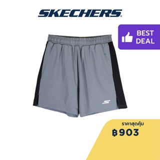 Skechers สเก็ตเชอร์ส กางเกงขาสั้นผู้ชาย Men Performance Running Shorts - SP22Q4M413-01F3