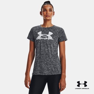 Under Armour Womens UA Tech™ Twist Script Short Sleeve เสื้อแขนสั้น UA Tech™ Twist Script สำหรับผู้หญิง