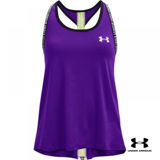 Under Armour Girls UA Knockout Tank อันเดอร์ อาเมอร์ เสื้อเทรนนิ่ง สำหรับเด็กผู้หญิง รุ่น Knockout Tank