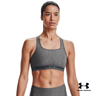 Under Armour UA Womens Armour® Mid Crossback Heather Sports Bra อันเดอร์ อาเมอร์ บราเทรนนิ่ง สำหรับผู้หญิง รุ่น Mid