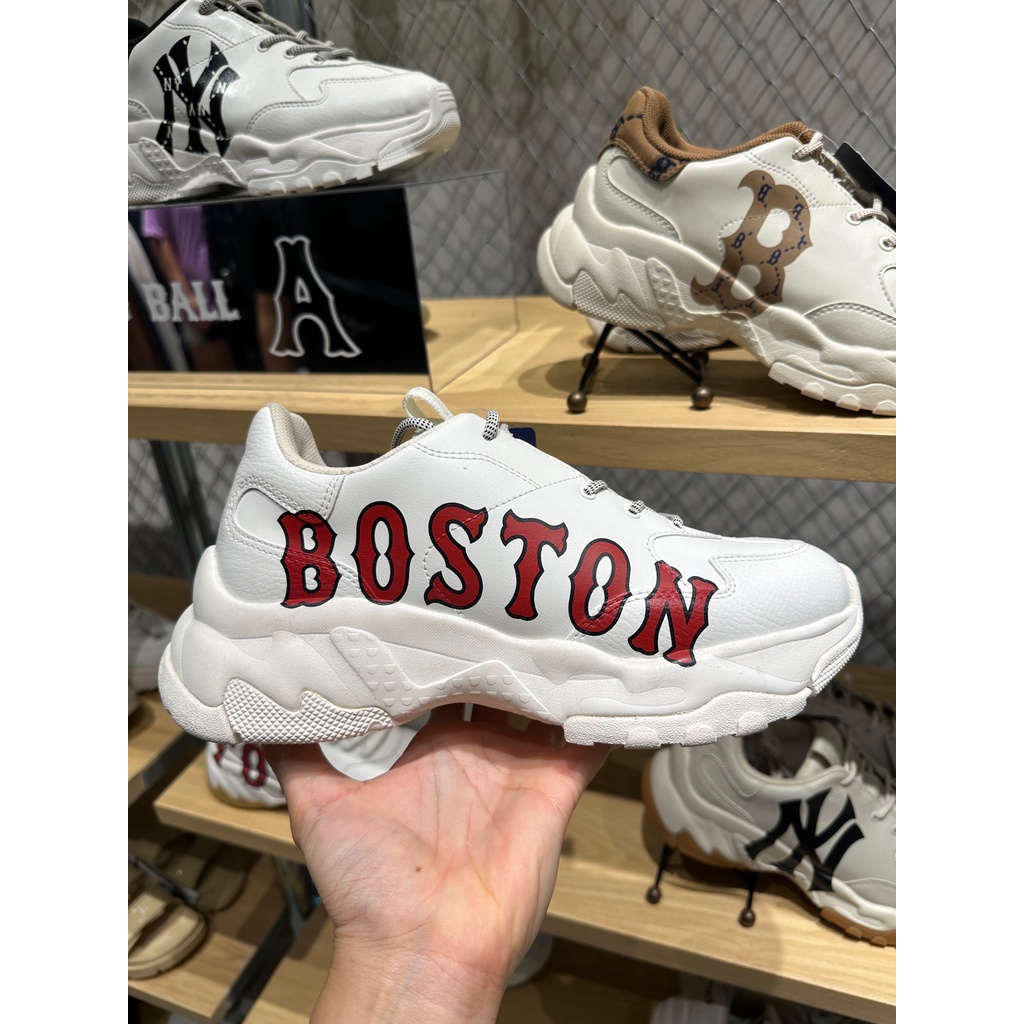 ❧✙☁SALE!!ถูกที่สุด!!พร้อมส่ง New MLB BOSTON รองเท้าผ้าใบ