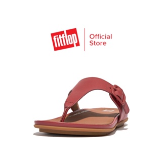 FITFLOP GRACIE RUBBER-BUCKLE รองเท้าแตะแบบหูหนีบผู้หญิง รุ่น FT9-A70 สี DUSKY RED