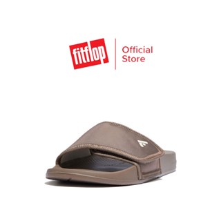 FITFLOP IQUSHION ADJUSTABLE รองเท้าแตะผู้ชาย รุ่น GT7-A76 สี GREY