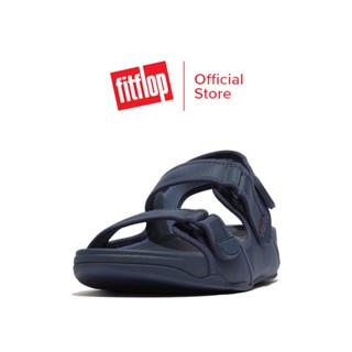 FITFLOP GOGH MOC WATER-RESISTANT รองเท้าแตะแบบรัดส้นผู้ชาย รุ่น GT5-A83 สี BLUE